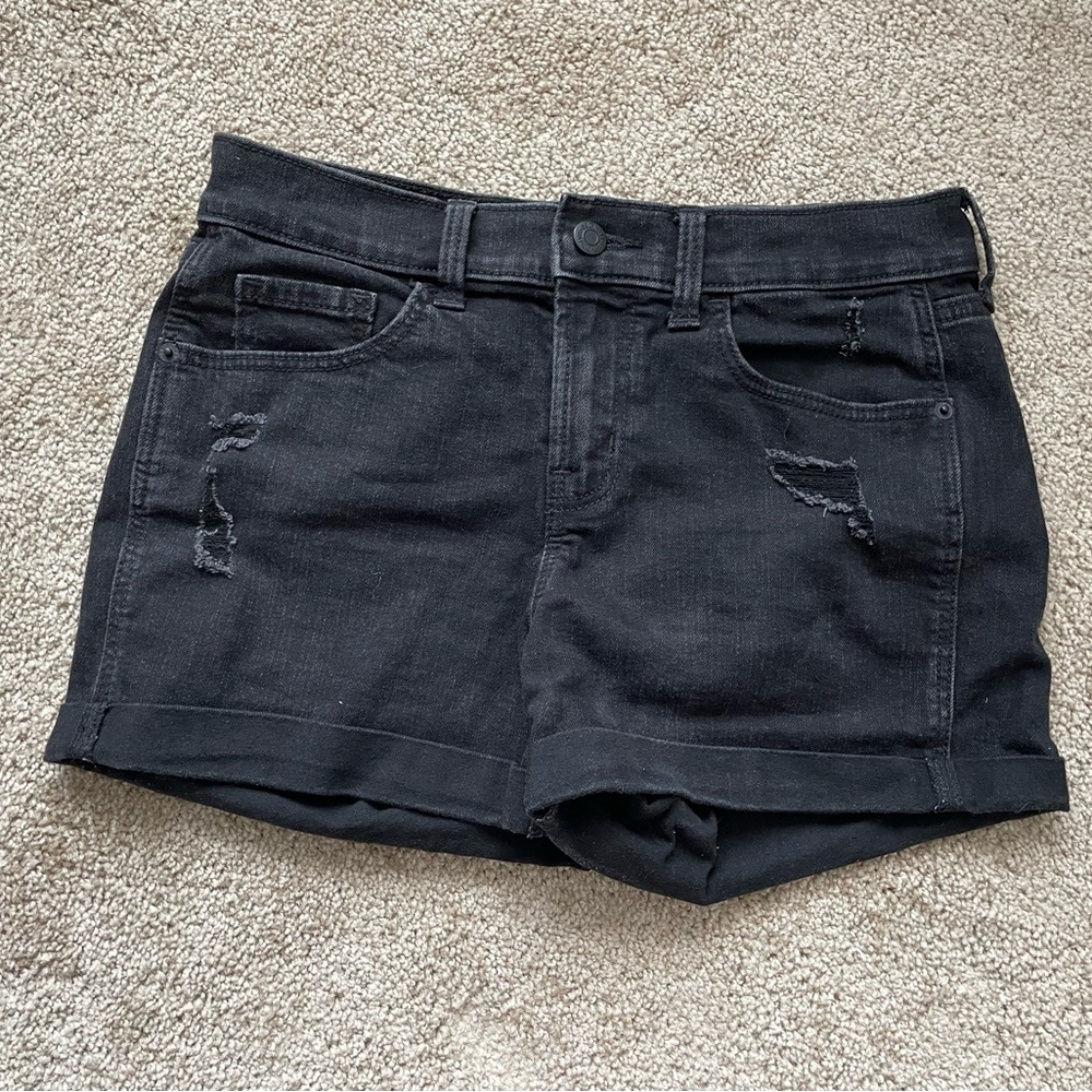 American Eagle Outfitters Black Jean Shorts